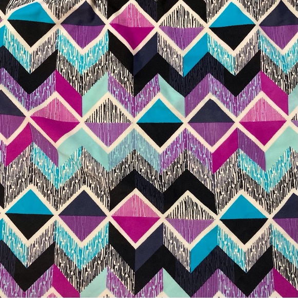 Gerry Multicolor Geometric Swim Top | Vibrant Colors | Versatile Top - Picture 5 of 6